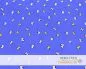 Mobile Preview: Baumwollstoff Blau mit bunten Schmetterlingen Print