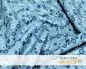 Preview: Baumwollstoff Jeansblau mit kleinen Blumen Print