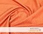 Mobile Preview: Baumwollstoff Orange mit kleinen Sterne Print