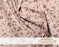 Preview: Baumwollstoff Rosa mit mini altrosa Blumen Print