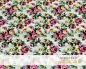 Preview: Grün mit Rose Blumen Print Preview: Grün mit Rose Blumen Print