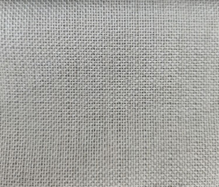 Vorhangstoff hellbeige Leinenoptik