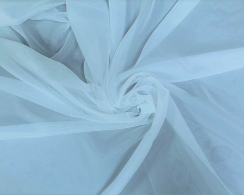 Gardine Voile weiß Stoff Gardine Voile weiß Stoff