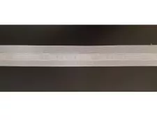 Kräuselband in weiß 22mm